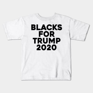 Blacks For Trump 2020 Kids T-Shirt